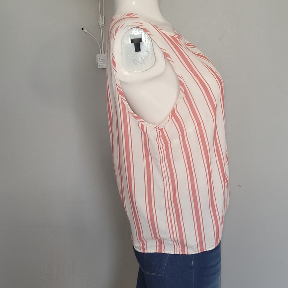 Madewell Side Tie Tank in Marcia Stripe, VGUC, Size M - Picture 5 of 8